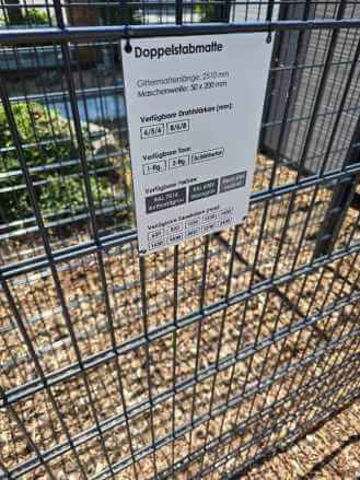 Doppelstabmatte 8/6/8 Anthrazit